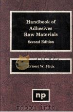 HANDBOOK OF ADHESIVES RAW MATERIALS SECOND EDITION（1989 PDF版）