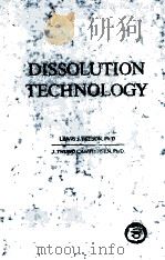 DISSOLUTION TECHNOLOGY 1974 PDF电子版封面