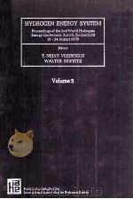 HYDROGEN ENERGY SYSTEM Volume 5 Supplementary Volume 1979 PDF电子版封面 0080232248