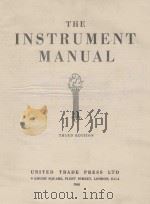 THE INSTRUMENTS MANUAL（1960 PDF版）