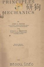 PRINCIPLES OF MECHANICS 1949 PDF电子版封面