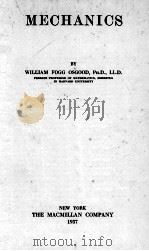 MECHANICS（1937 PDF版）