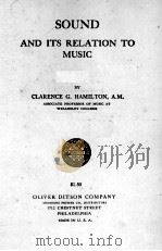 SOUND AND ITS RELATION TO MUSIC（ PDF版）