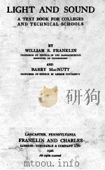 LIGHT AND SOUND（1926 PDF版）
