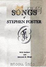 SONGS OF STEPHEN FOSTER PDF电子版封面