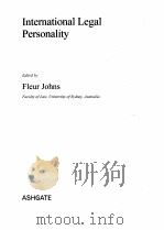 INTERNATIONAL LEGAL PRSONALITY     PDF电子版封面     