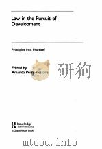 LAW IN THE PURSUIT OF DEVELOPMENT（ PDF版）