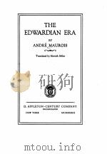 THE EDWARDIAN ERA BY ANDRE MAUROIS PDF电子版封面
