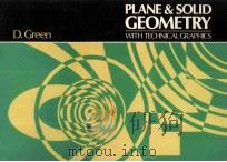 PLANE & SOLID GEOMETRY WITH TECHNICAL GRAPHICS PDF电子版封面 0859501361
