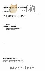PHOTOCHROMISM VOLUME III（1971 PDF版）