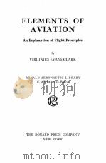 ELEMENTS OF AVIATION（1928 PDF版）