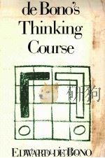 DE BONO'S THINKING XOURSE   1982  PDF电子版封面  0816013802   