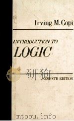 INTRODUCTION TO LOGIC 1986 PDF电子版封面 0023250208