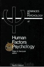 HUMAN FACTORS PA YCHOLOGY（1987 PDF版）
