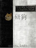 THE FOUNDERS CONSTITUTION VOLUME FIVE 1987 PDF电子版封面 0226463877