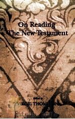 ON READING THE NEW TESTAMNET PDF电子版封面