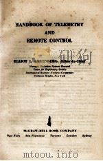 HANDBOOK OF TELEMENTRY AND REMOTE CONTROL（1967 PDF版）