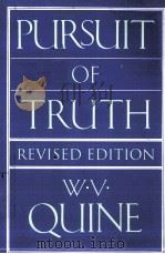 PURSUIT OF TRUTH 1992 PDF电子版封面 0674739515