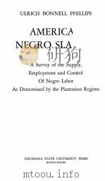 AMERICAN NEGRO SLABERY（1966 PDF版）