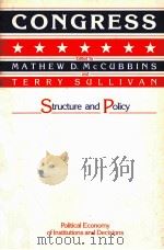 CONGRESS:STRUCTURE AND POLICY 1987 PDF电子版封面
