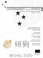 GOVERNMENT BY THE PEOPLE 1952 PDF电子版封面 0130315672