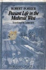 PEASANT LIFE IN THE MEDIEVAL WEST 1984 PDF电子版封面 0631143637