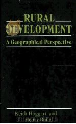 RURAL DEVELOPMENT 1987 PDF电子版封面 0709937563