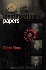 IDENTIFICATION PAPERS 1995 PDF电子版封面 041590885X