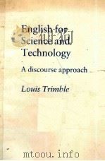 ENGLISH FOR SCIENCE AND TECHNOLOGY（1985 PDF版）