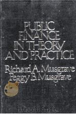 PUBLIC FINANCE IN THEORY AND PRACTICE FOURTH EDITION 1984 PDF电子版封面 007044126X
