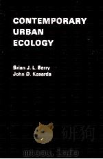 CONTEMPORARY URBAN ECOLOGY 1977 PDF电子版封面 0023090502