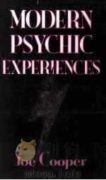 NODERN PSYCHIC EXPERIENCES 1989 PDF电子版封面 0709038305