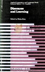 DISCOURSE AND LEARNING 1985 PDF电子版封面