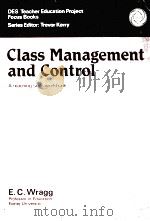 CLASS MANAGEMENT AND CONTROL A TEACHING WORKBOOK 1981 PDF电子版封面 0333316568