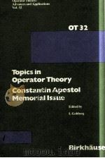 TOPICS IN OPERATOR THEORY CONSTANTIN APOSTOL MEMORIAL ISSUE（1988 PDF版）