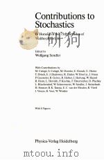 CONTRIBUTIONS TO STOCHASTICS 1987 PDF电子版封面