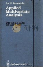 APPLIED MULTIVARIATE ANALYSIS: WITH CALVIN P. GARBIN AND GARY K. TENG（1988 PDF版）