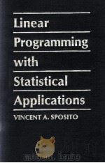 LINEAR PROGRAMMING WITH STATISTICAL APPLICATIONS 1989 PDF电子版封面