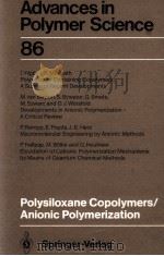 POLYSILOXANE COPOLYMERS/ANIONIC POLYMERIZATION（1988 PDF版）