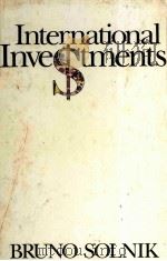 International Investments 1988 PDF电子版封面 Bruno Solnik