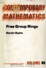 CONTEMPORARY MATHEMATICS VOLUME 66 1980 PDF电子版封面 0821850725