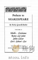 PREFACES TO SHAKESPEARE 1947 PDF电子版封面
