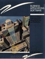 BUSINES APPLICATIONS SOFTWARE FOR THE IBM INC 1988 PDF电子版封面 0675210429