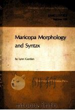 MARICOPA MORPHOLOGY AND SYNTAX（1986 PDF版）