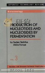 PRODUCTION OF NUCLEOTIDES AND NUCLEOSIDES BY FERMENTATION 1989 PDF电子版封面