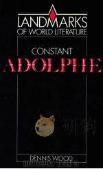 ADOLPHE 1987 PDF电子版封面 0521328225