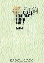 FIRST CERTIFICATE READING SKILLS（1986 PDF版）