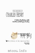 THE MEMOIRS OF CHARLES HENRY VELL 1993 PDF电子版封面 0517594633