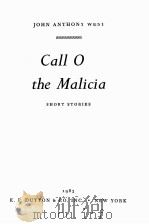 CALL OUR THE MALICIA SHORT STORIES 1958 PDF电子版封面