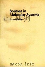 SOLITONS IN MOLECULAR SYSYTEMS SECOND EDITION 1991 PDF电子版封面 0792310292